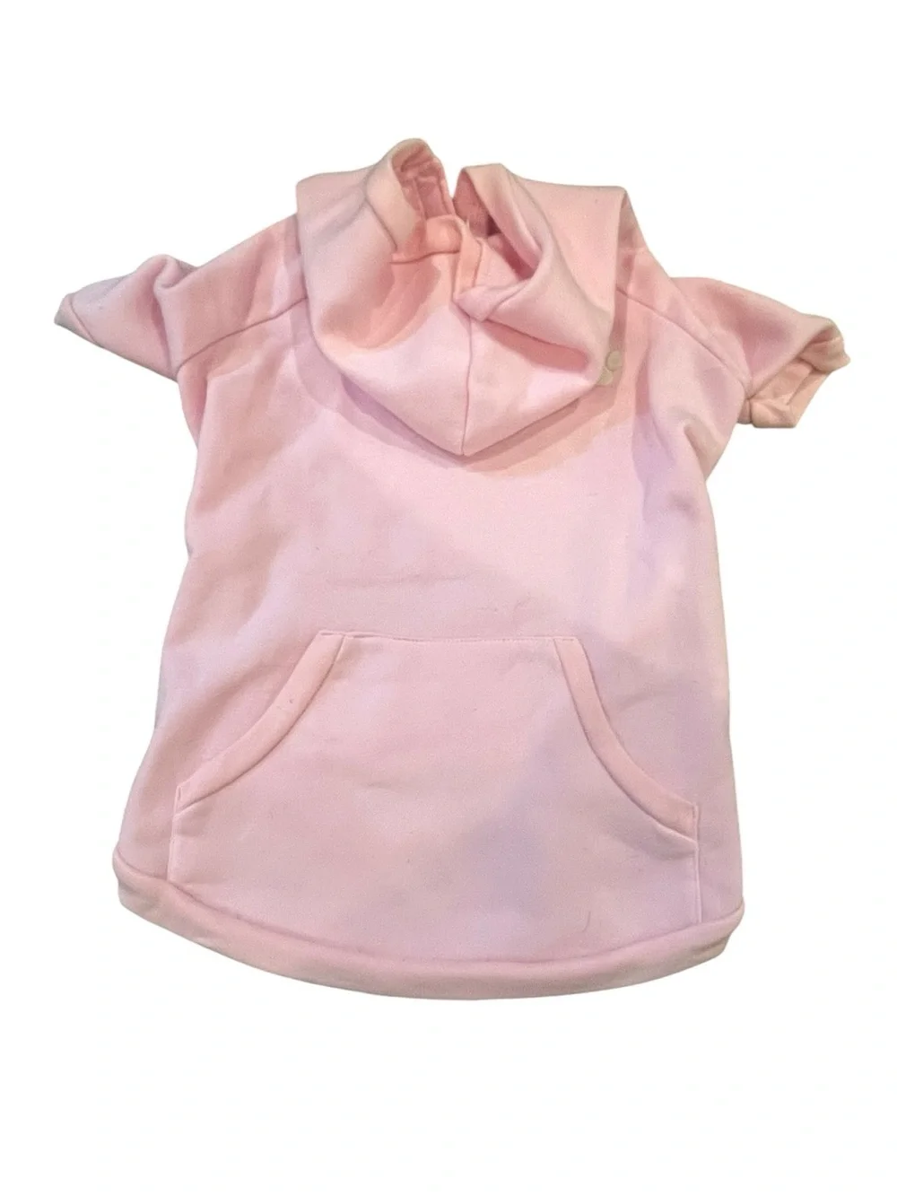 Pink Pet Hoodie with Paw Print